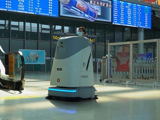 當(dāng)高鐵硬幣立9分鐘不倒，坦力工業(yè)智能洗地車在車間偷師了什么？